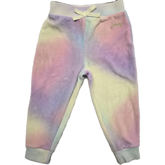 Juicy Couture 2T Velour Hoodie and Pants Set Tie Dye - Picture 5 of 14